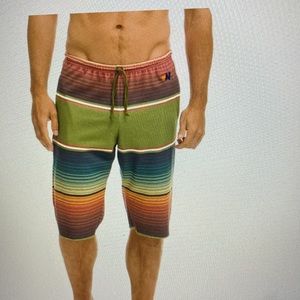 Aviator Nation Tulum Sweatshorts -Jungle Green